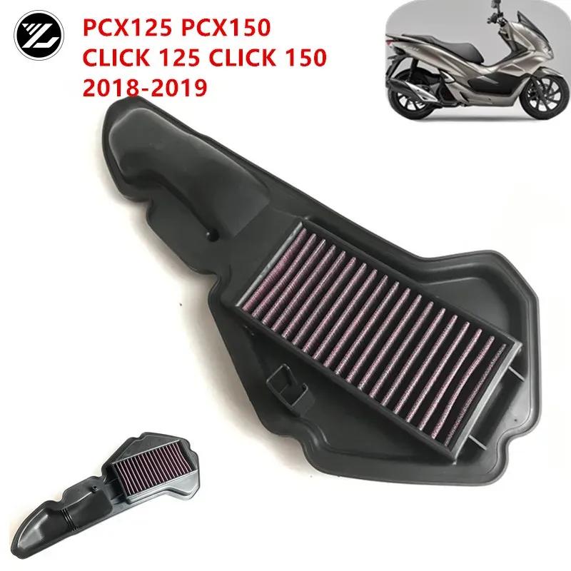 Motorcycle Air Cleaner Filter Element Fit for HONDA PCX125 PCX 125 2021-2022 PCX160 PCX 160 2021 2022 2023 17210-K1Z-T00