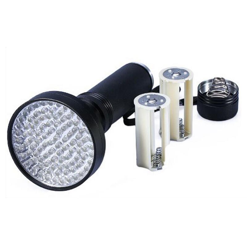 Uv 100 Leds Flashlight 395Nm Ultra Violet Torch Light Lamp Blacklight Detector