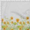 oneOone Tessuto Cotone Elasticizzato Foglie e Fiori Stampa Pannello Tessuto al Metro 40 Pollici