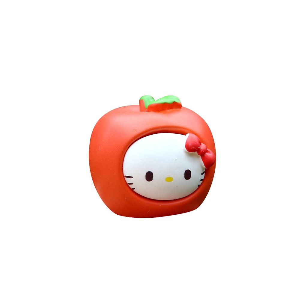 9pcs My Melody Creative Fruit Model Ornament Set For Kids And Collectors
