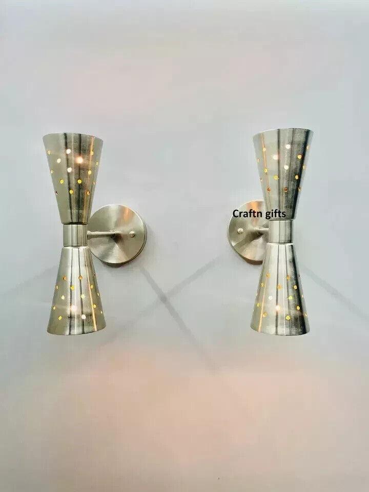 

Настінне бра Diabolo Сучасні італійські настінні світильники Пара настінних світильників 8x3x11 золотий