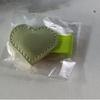 Cute Design Heart-Shaped Book Marks with Pen Holder Reading Gifts Magnetic Leather Bookmarks  Girls