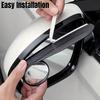 Car Blind Spot Mirror and Rearview Mirror Rain Cover, 2-in-1 Multi-functional Design for Enhanced Safety Driving with Expanded Field of View