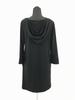 Made In Japan Foxey NY Above-Knee Long Hoodie Dress Black Women's M(USED)