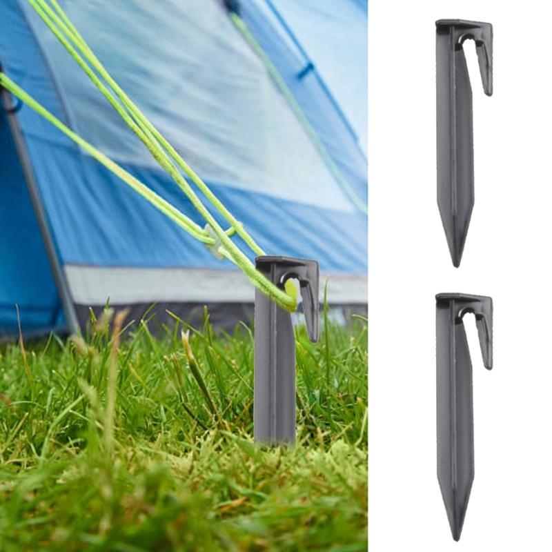 100Pcs Plastic Ground Peg Boundaries Nails Fixing Pin Garden Lawn Mower Peg Landscape Edging Stakes Lawn Mower Accessory