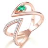 925 Sterling Silver Ring Open Adjustable Silver/Gold Ring Fashion Exquisite Student Girlfriend Jewelry Accessories Wedding Party