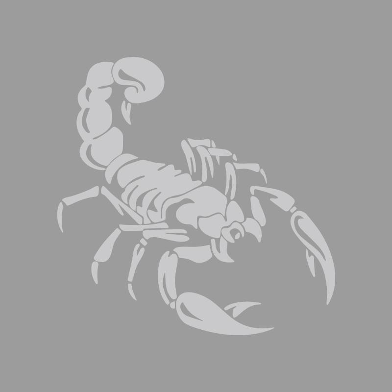 Cool dual wielding scorpions creative&funny stickers for cartoon fans&lover,high quality for car trucks motorcycles & laptops