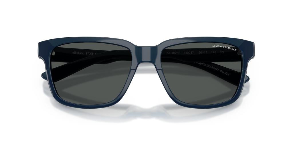 Armani Exchange Sunglasses SHINY NAVY BLUE SMOKE 56mm 84008756 0AX4026S [ARMANI EXCHANGE]