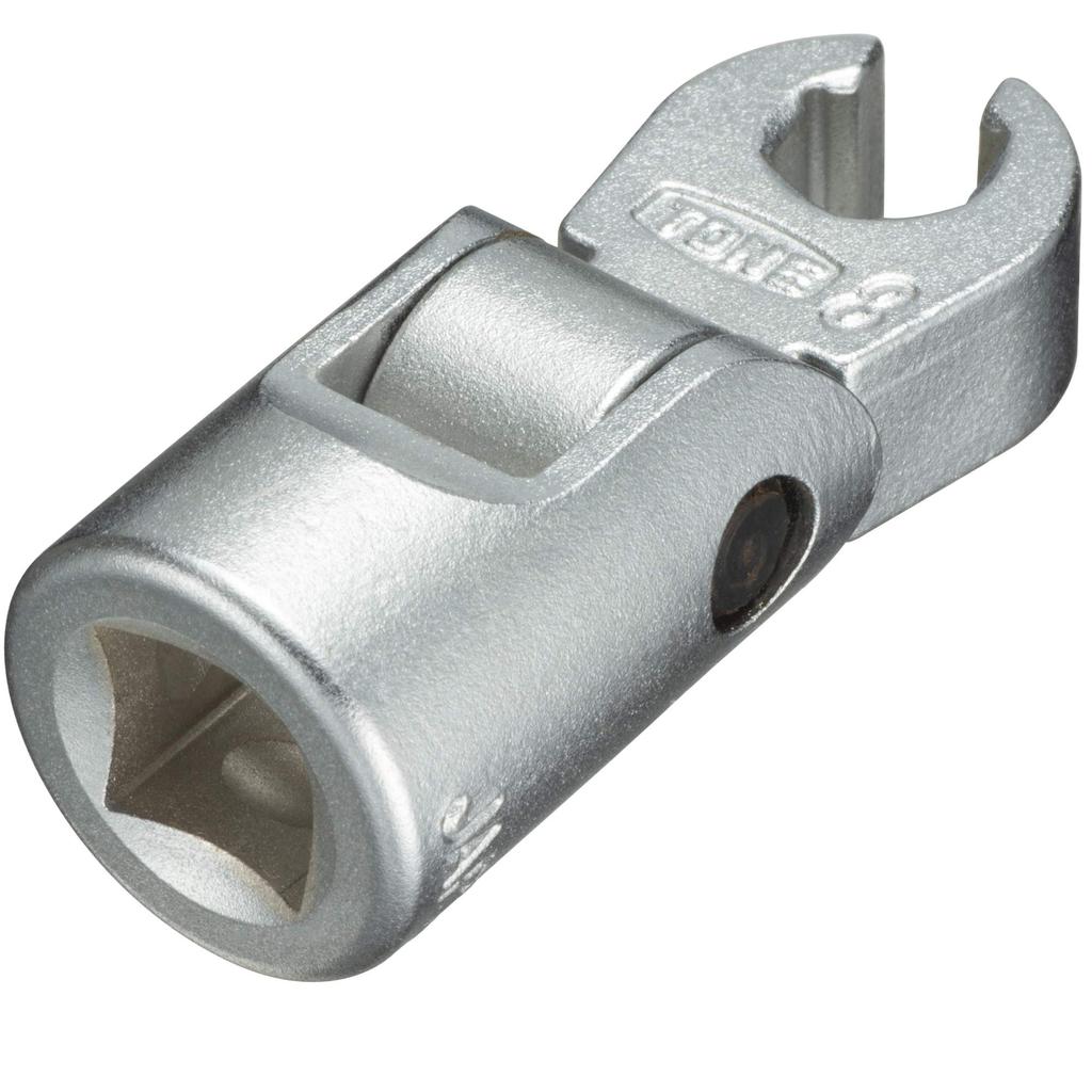 TONE Flex Crowfoot Wrench 8mm Hex Size HP3SCF-08F, 9.5mm (3/8") Drive,