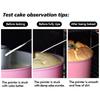 Cake Tester Probe Reusable Stainless Steel Cake Tester Needle Sticks For Bread Biscuit Muffin Pancake Baking Accessories