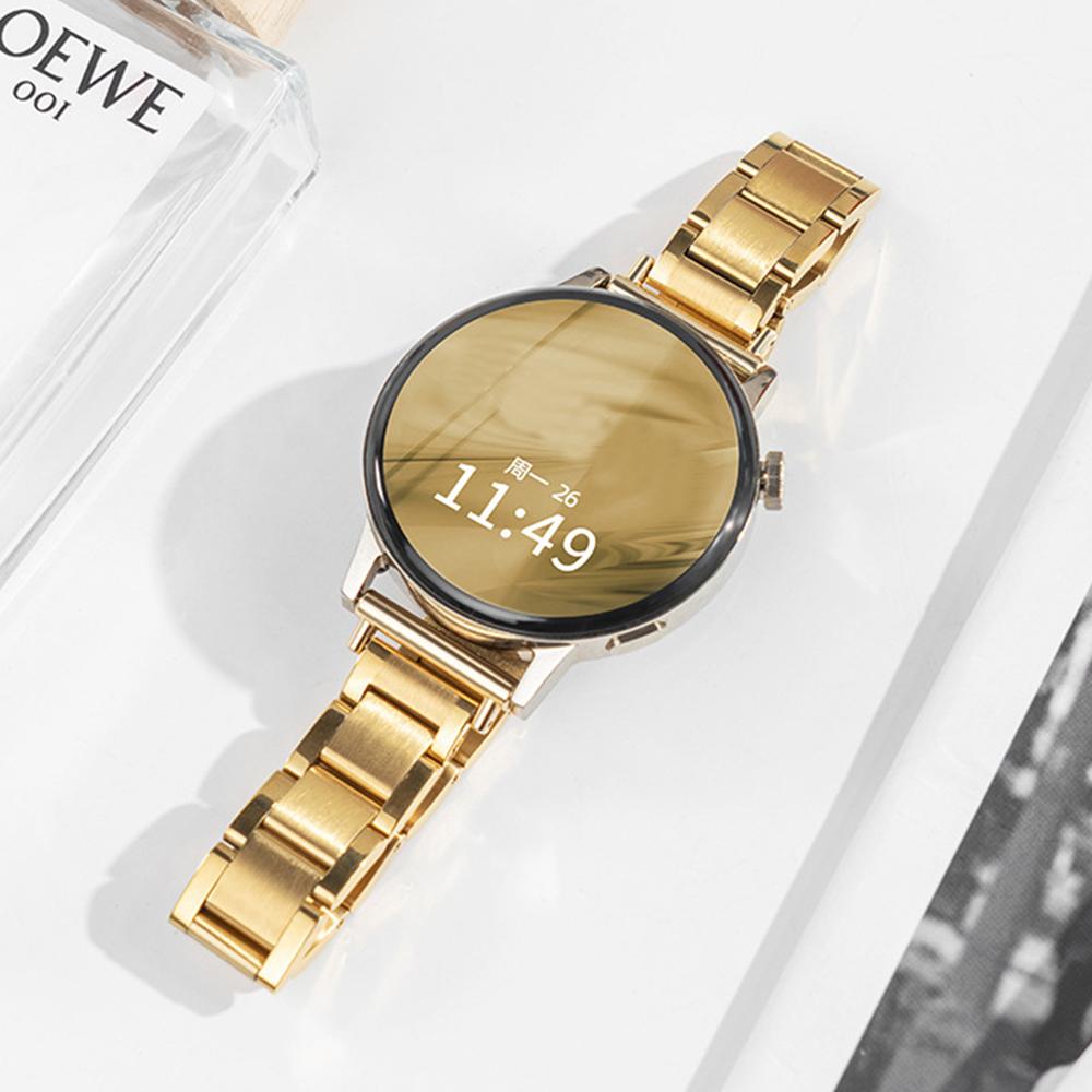 Women Slim Strap for Huawei Watch GT4/5 41mm 5Pro 46mm Stainless Steel Bracelet for Samsung Galaxy 7 6 5 4 40mm 44mm Band Correa