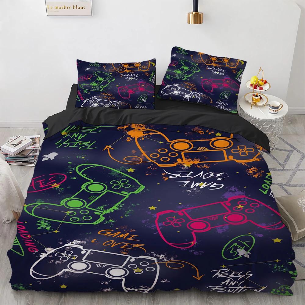 Cartone Animato Gioco Carino Aphmau con Ali Set Letto Ragazzi Ragazze Misura Singola Queen King Copripiumino Federa Letto ragazzi Adulti