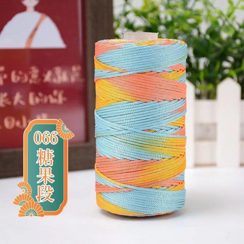 Mercerized Ice Hemp Thread 100G Shaft Medium And Thin Hollow Thread Sun Hat Shoes Crochet Hand-Woven Thread Full Free Shipping