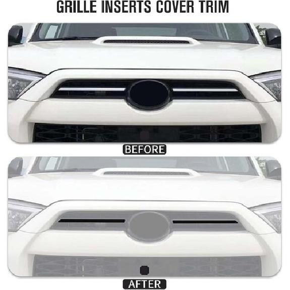 2x Rejilla Central Delantera Cubierta erts Accesorios Exteriores Moldura Para 4Runner +