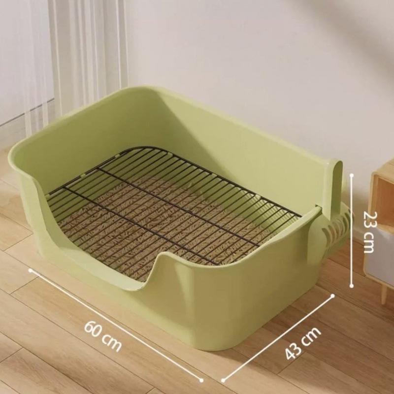 Stainless Steel Pet Toilet for Large and Medium Dogs - Anti-Step Design for Easy Cleaning.