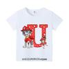 PAW Patrols Children Short Sleeve T-shirt Summer Kids Cartoon Printed Clothing Boy Casual Cotton Tee Girl Anime Cute Tops Gifts
