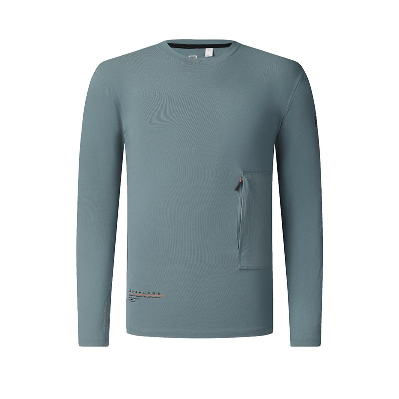 Fila Explorer Breathable Quick-Dry Loose Fit Long Sleeve T-Shirt Men Tops A11M537208F-DB