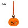 Small Halloween Decorations Pumpkin Plush Keychain Cute Spooky Stuffed Toy Pendant for Bag Charm Keys Soft Mini Doll Hanging Ornament Festival
