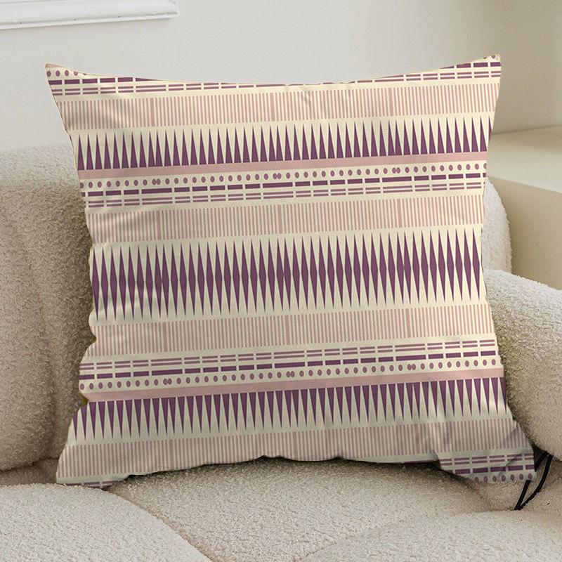 Double-sided bohemian print ethnic pillow cover sofa living room cushion cover geometric pillow square pillowcase
