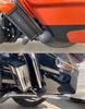 2PCS Motorcycle Crash Bar Guard Ball Black Rubber Protector Squeeze On 24mm-32mm