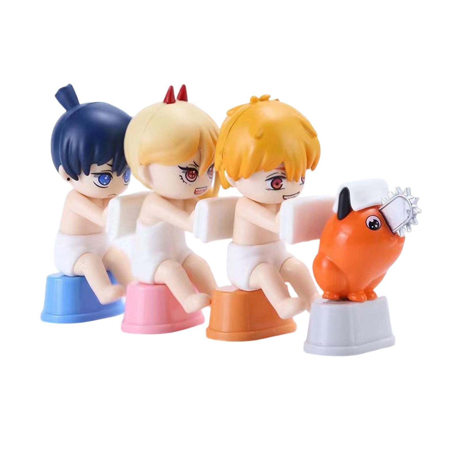 

Hot Anime Merchandise 4 Types Of Anime-themed Figurines Anime Cartoons Action Figure Toys And Decorative Items One Size