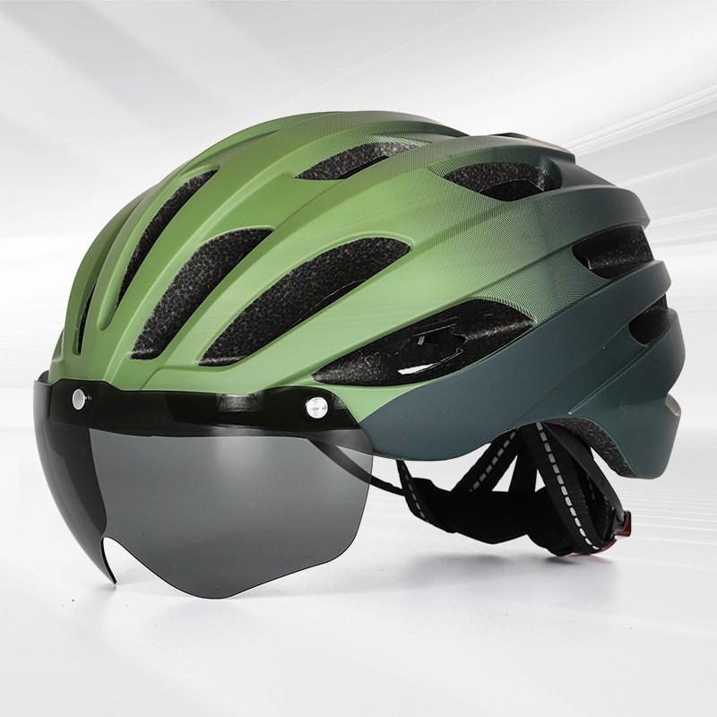 2026 Adult Road Bike Helmet Gradient Color Cycling With Optional Rechargeable Tail Light