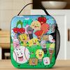BFDI Inanimate Insanity Insulated Lunch Bags High Capacity Battle for Dream Island Reusable Thermal Bag Lunch Box Tote Food Bag