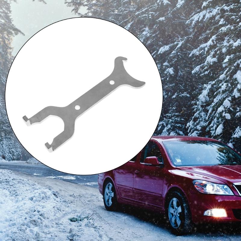 Adjustable Rear Shock Spanner Wrench Iron Construct Motorcycle Suspension Tuning Accessory Iron Spanner Wrench for Bikes