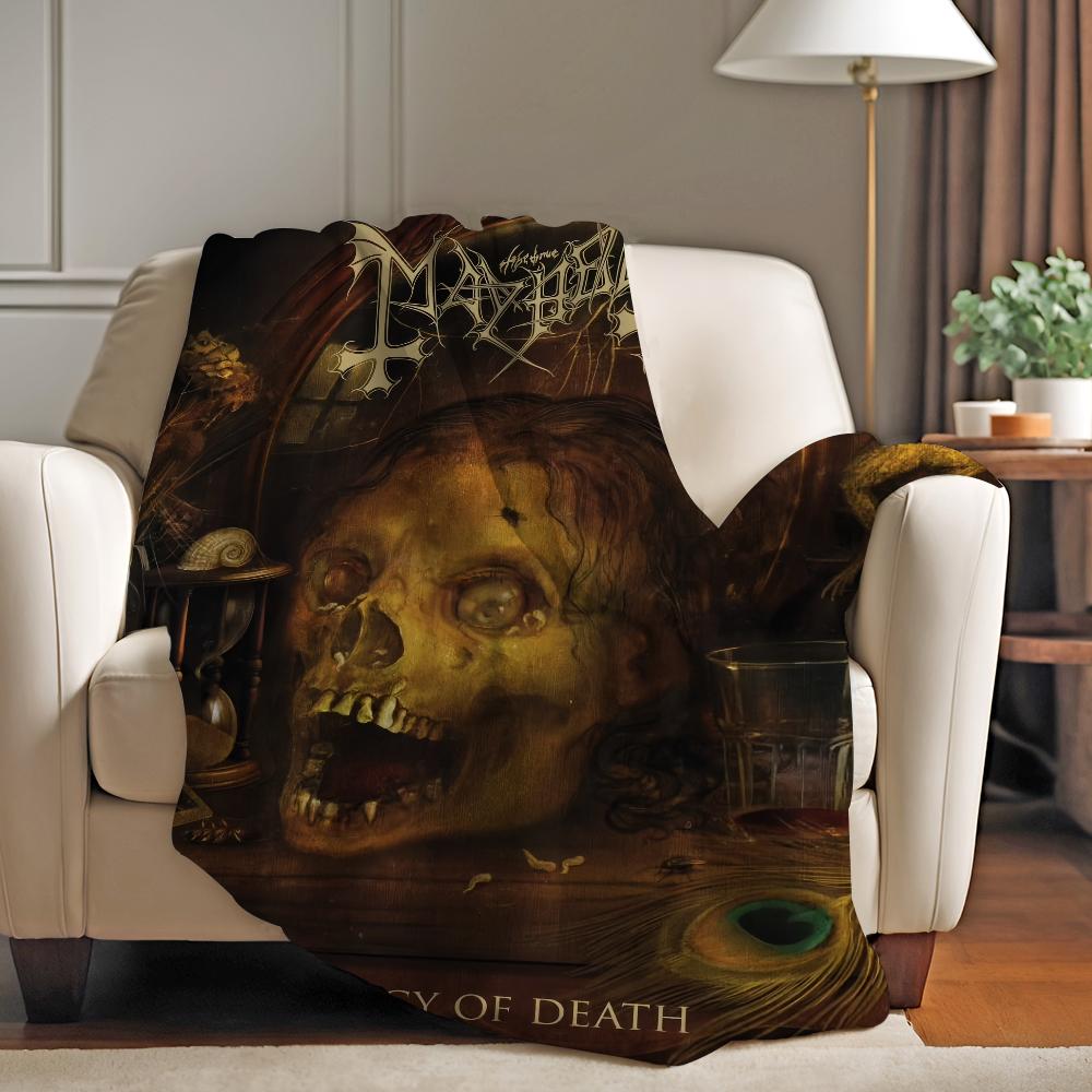 Band M-Mayhem Liturgy of Death Blanket Soft and Skin Friendly For Couch Bed Napping Bedspread All Seasons Comforter