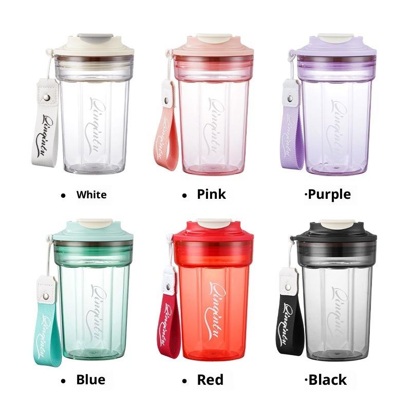 

Water Cup Female High-value Coffee Cup Student Large-capacity Portable Sports Cup Male Plastic Cup красный