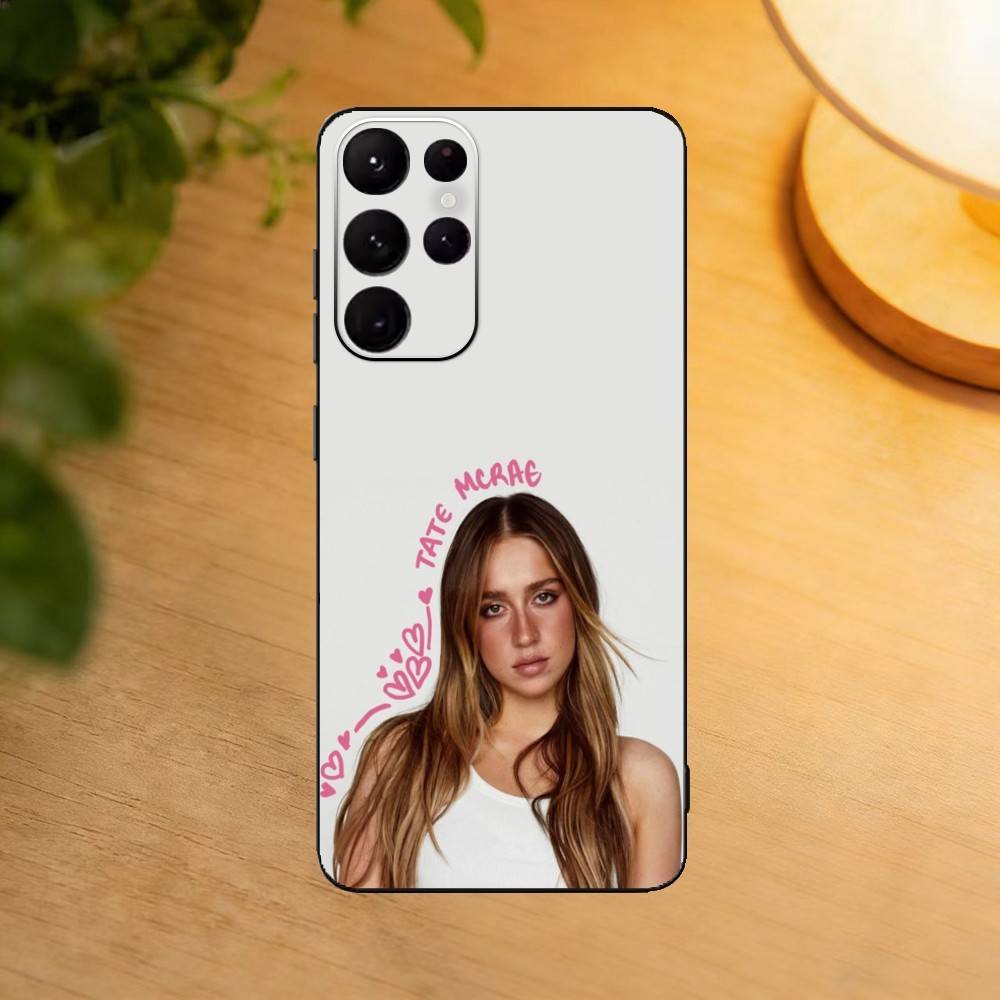 

Singer T-Tate M-McRae Phone Case For Samsung S25,24,23,22,30,21,10,9,Ultra,Plus,Lite Soft Black Case Samsung S21Ultra