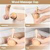 Wooden Swedish Cup Gua Sha Board Meridian Massage Tool for Outdoor Physio and Health Care