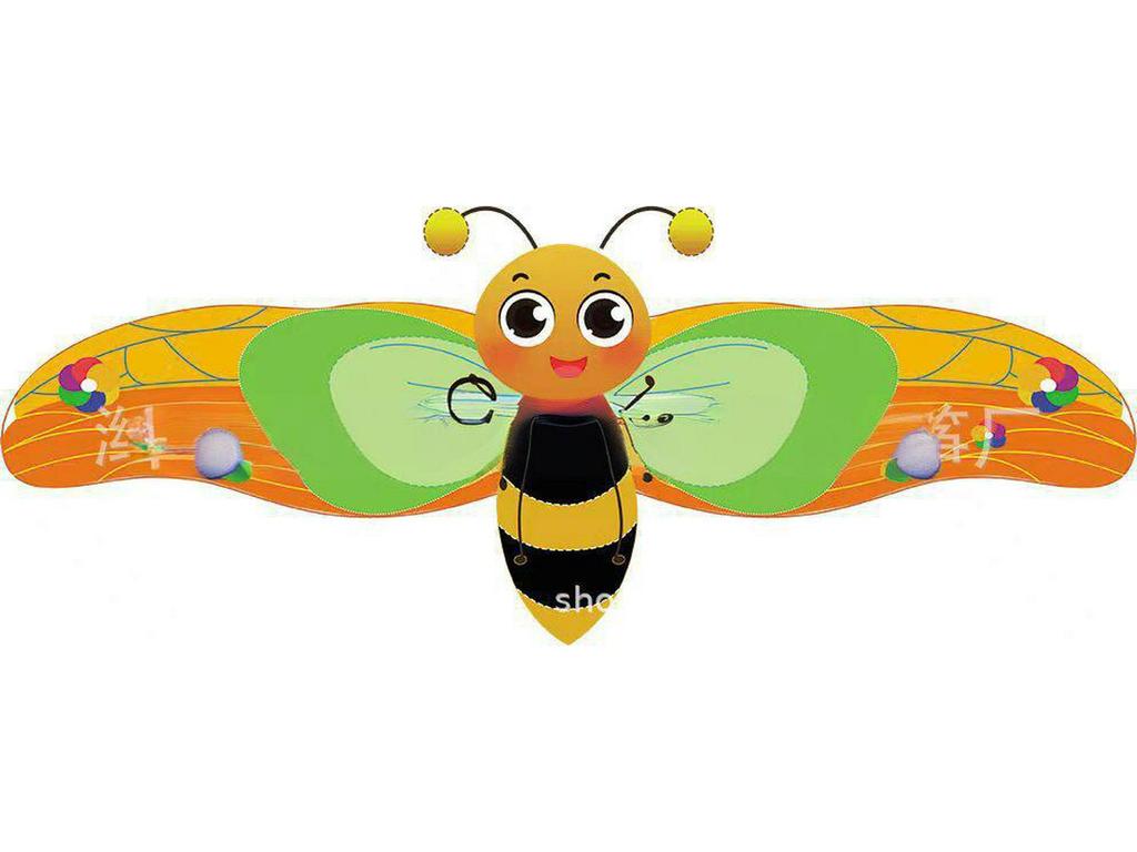 Dynamic Children's Swallow Butterfly Kite - Handheld Plastic Rod with Shaking Wings