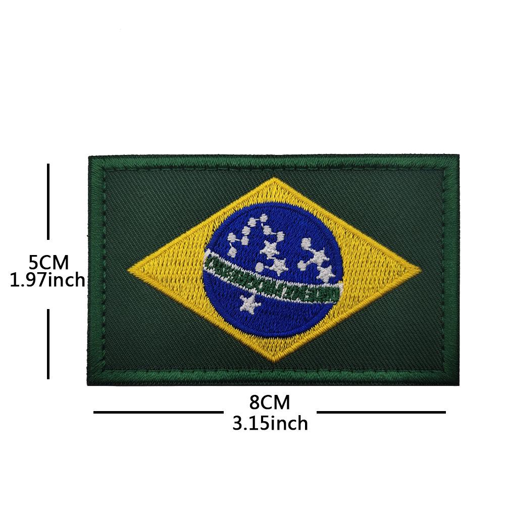 Toppa Bandiera Nord America: Messico, Portogallo, Argentina, Giamaica - Adesivo, Ricamo, Bracciale in Velcro