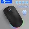 Mouse Wireless Ricaricabile Bluetooth/2.4G/cablato Tri-Mode 4800DPI Mouse Gaming RGB Per Laptop Pad Tablet Macbook