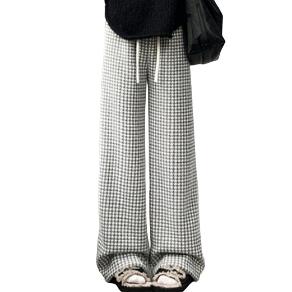 Women's Fashionable Casual Loose Fleece Lined Long Pants