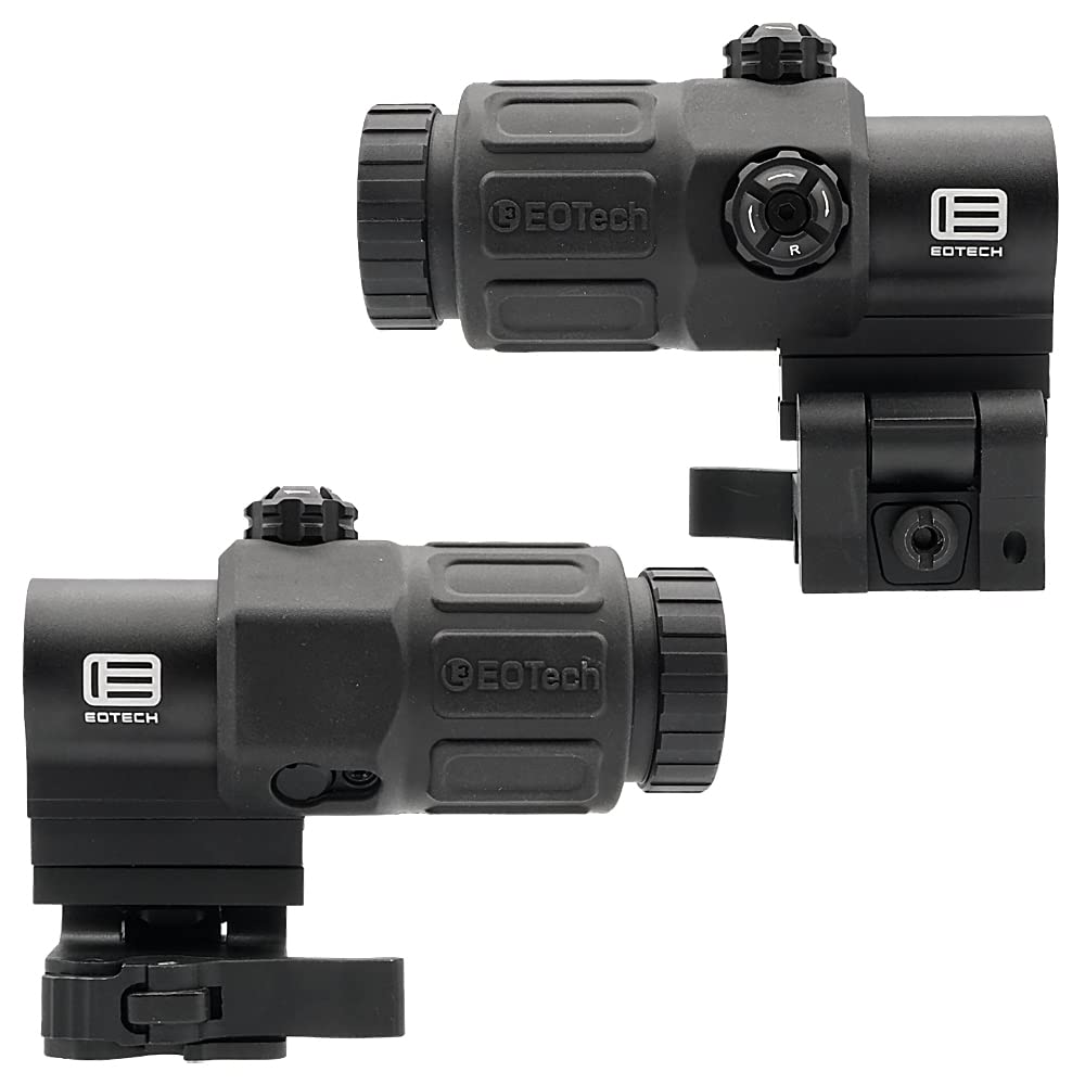 Ryohin Buhin Evolution Gear Iotek Holografisk Flagg G33 Flagg Replika Rødpunktsikte Sett EXPS3-3 Sikte, Svart/US & Forstørrer, Svart/US