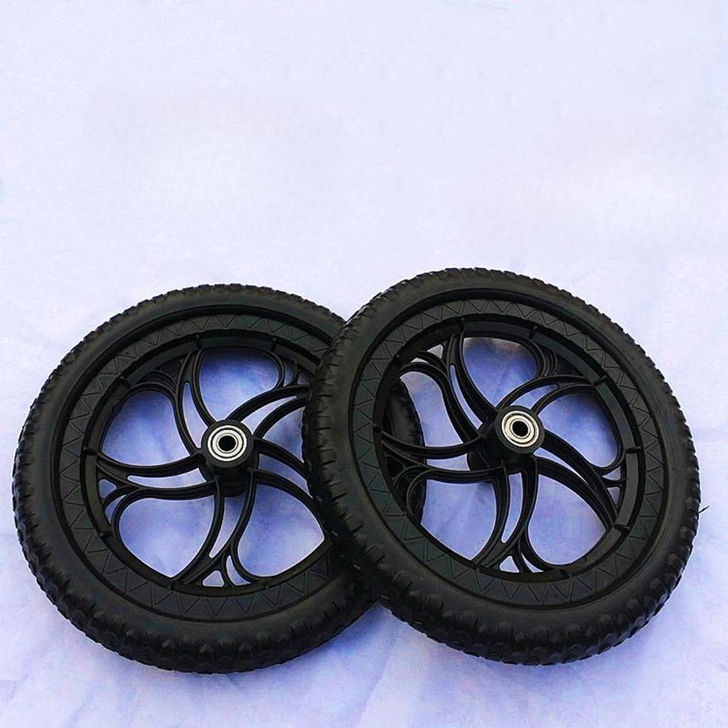 1 Pair Balance Bike Wheels Non Inflatable Parts Cycling Modification Replace Balance Bike Replacement Wheels Multipurpose