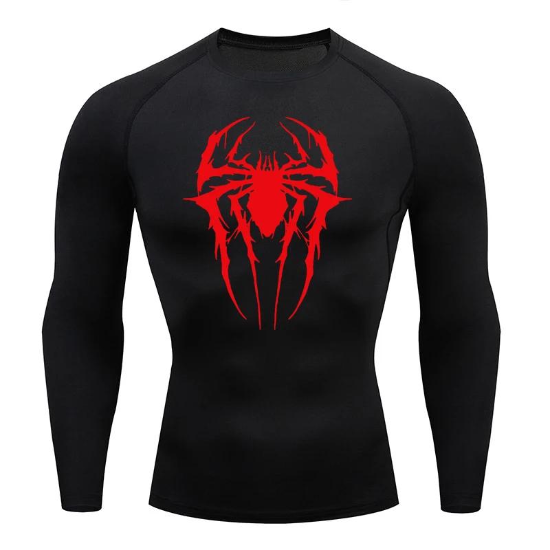 Sportswear Men Gym Compression T Shirt Running Long Sleeve Sports T-shirt Elastic Quick Dry Sport Tops Tee Athletic Shirts Men