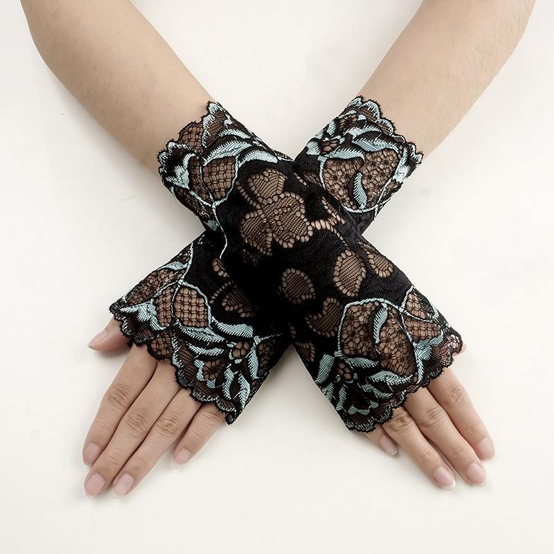 Summer Lace Sun Protection Gloves & Cycling Sleeves for Women