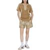 adidas AOP X CLOT Shorts By EDC Warm Sandstone Unisex Bottoms Tan KE7068
