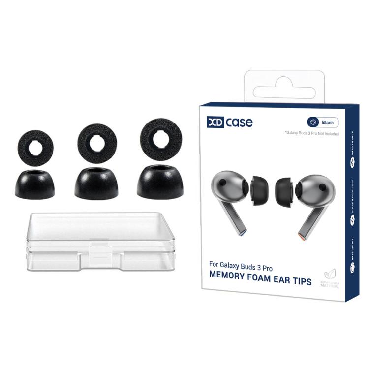 

XDcase 3 Pairs Replacement Memory Foam Ear Tips, S/M/L Size 3 Pairs S/M/L Size чёрный