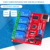 4 Channel 5V 12V 24V Relays Board USB Connection Intelligent Home Relays Controller for PC Automation Projects