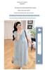 2026 Summer French V-Neck Tie-Dye Casual Loose Dress