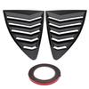 1 Pair of Side Window Louver Vent Cover Trim for Toyota 86 Scion FR S Subaru BRZ 13 18 Black