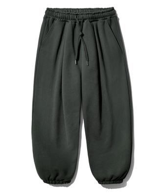 PERSTEP Mile Fleece-Lined Balloon Sweatpants Dark Gray Delp4444