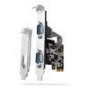 Adapter Chip PCEA-S2N PCIe ASIX AX99100 2x Serial Port + LP
