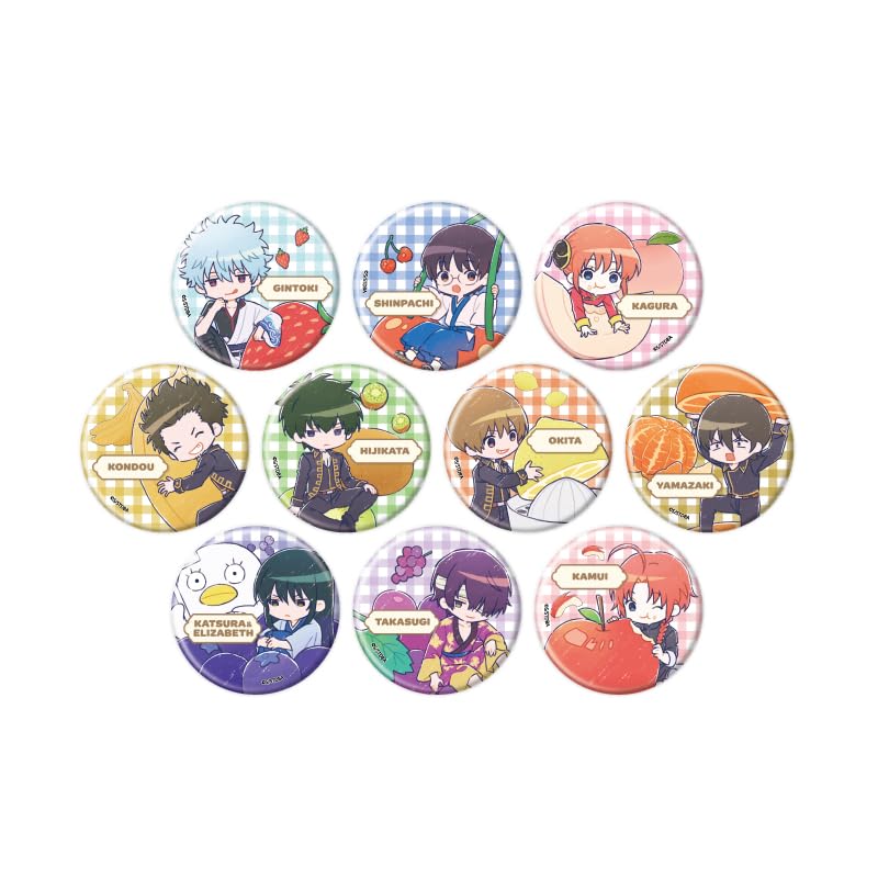 

Gintama 07 Fruit ver. [Graff Art Illustration] Can Badge Box of 10