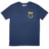 Nirvana Mini Happy Face T-Shirt Blue New Unisex T-Shirt