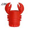 Artistic Brush Holder Lobster Pen Holder, Halloween Funny Sea Animal Pencil Stand, Creative Eye-catching Desk Decor Organizer for Brushes Makeup